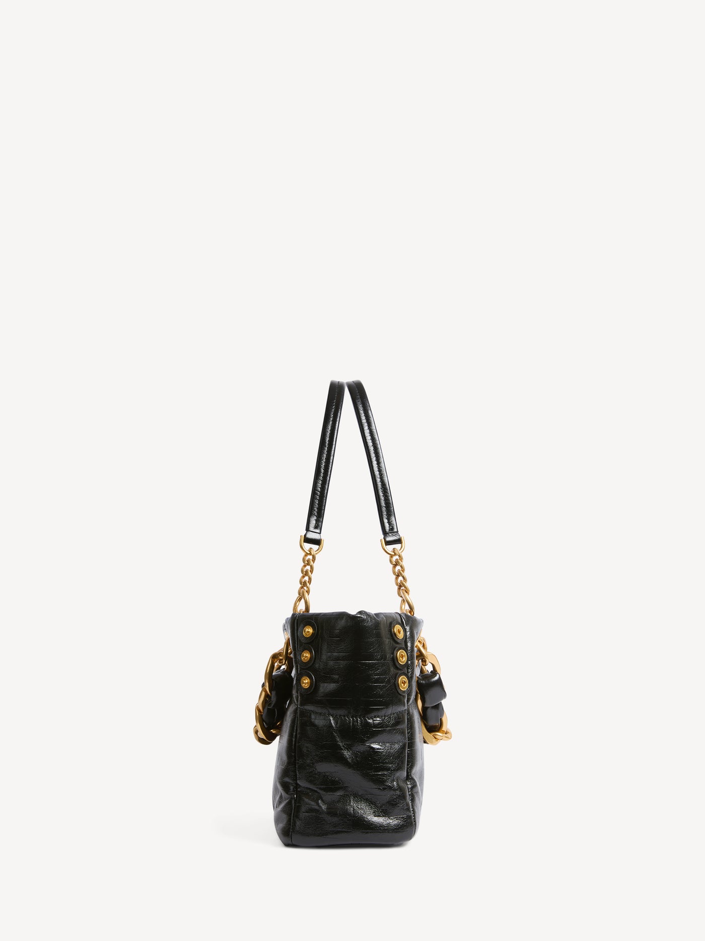 Small 1945 Soft tote bag in crackled calfskin