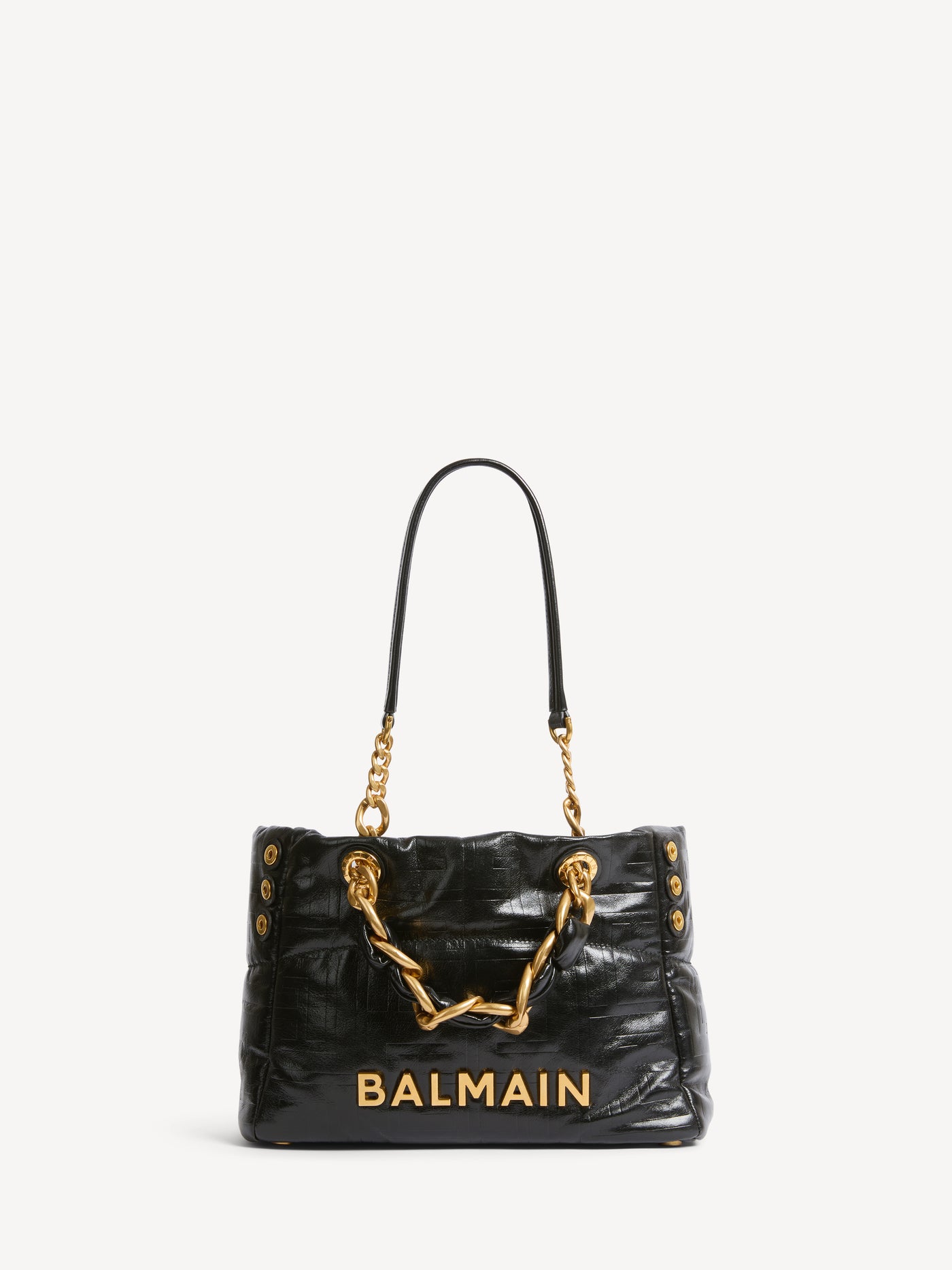 Small 1945 Soft tote bag in crackled calfskin