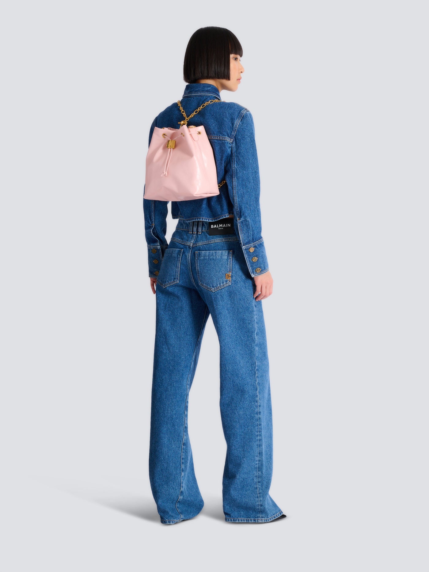 Pulse calfskin leather backpack