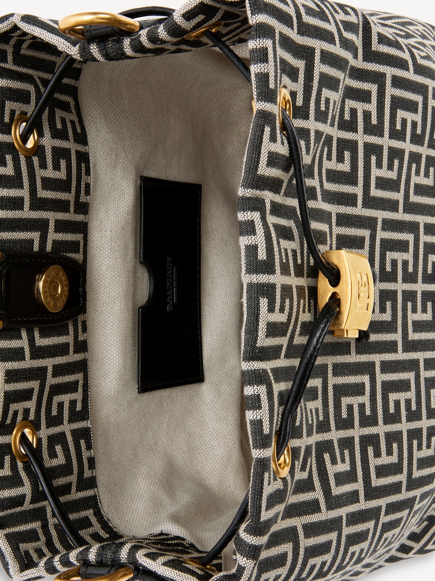 Pulse monogram jacquard backpack