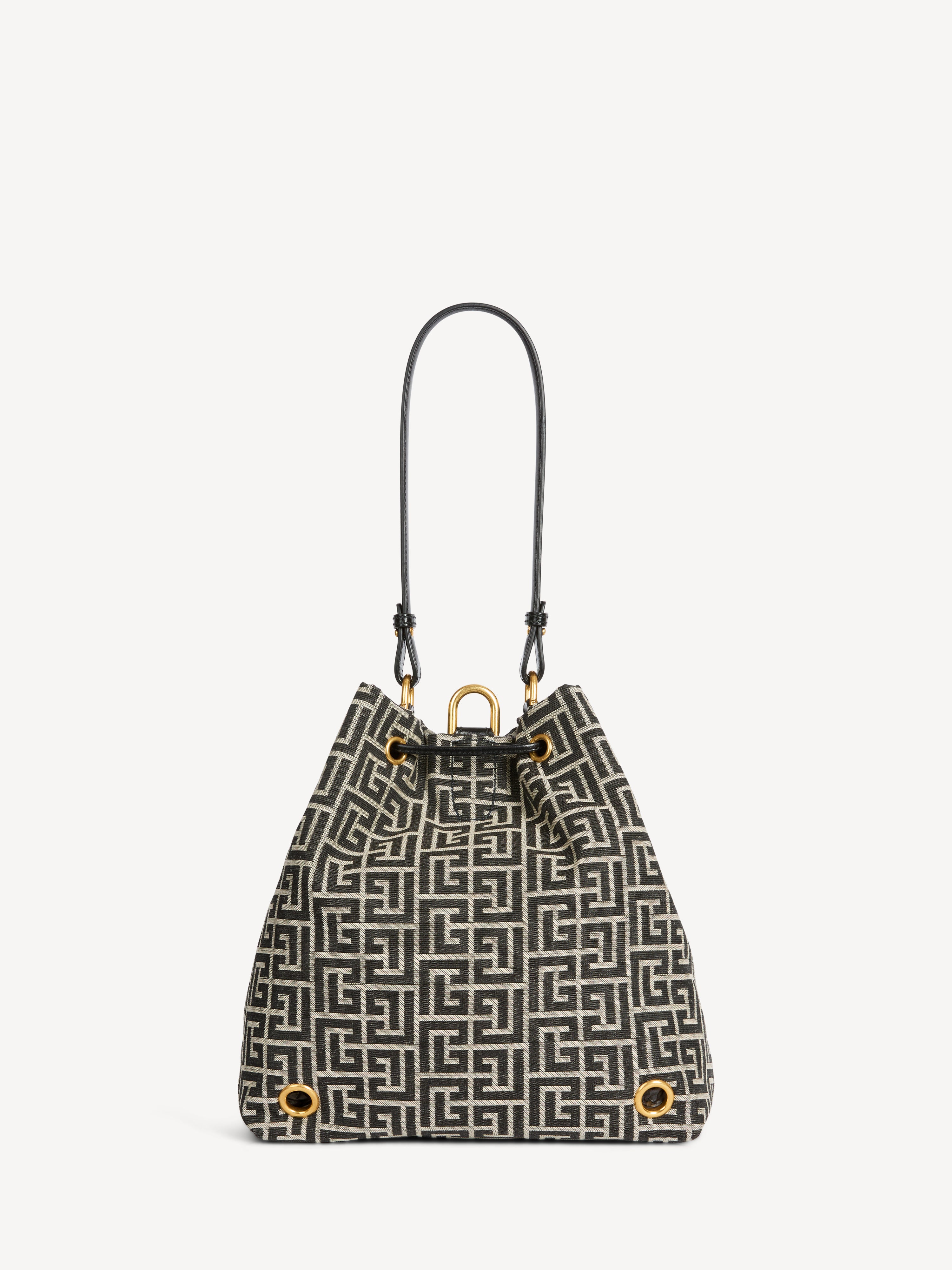 Pulse monogram jacquard backpack Black - Women I Balmain