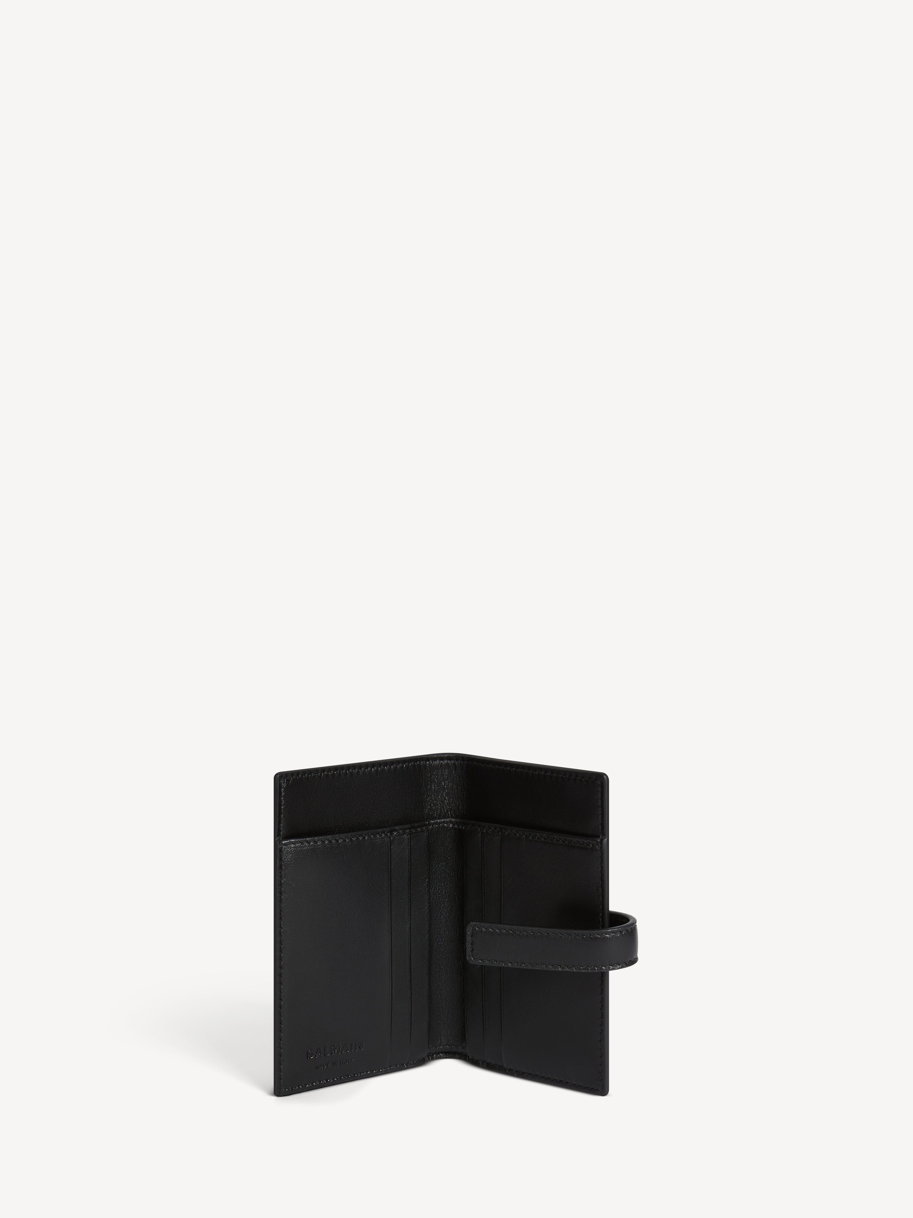 Pulse leather purse Black - Women I Balmain