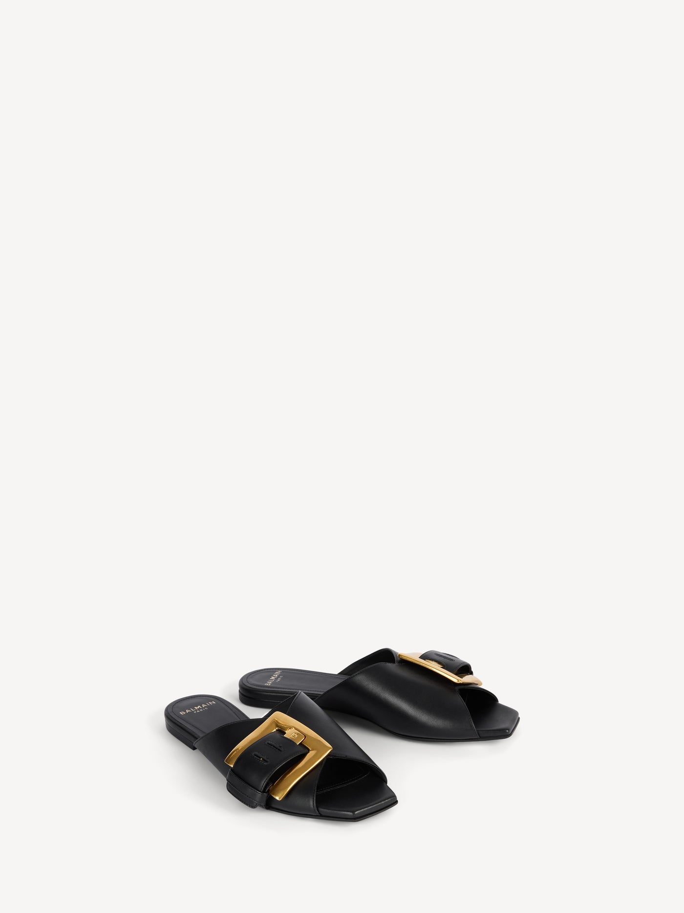Anthem flat calfskin leather sandals