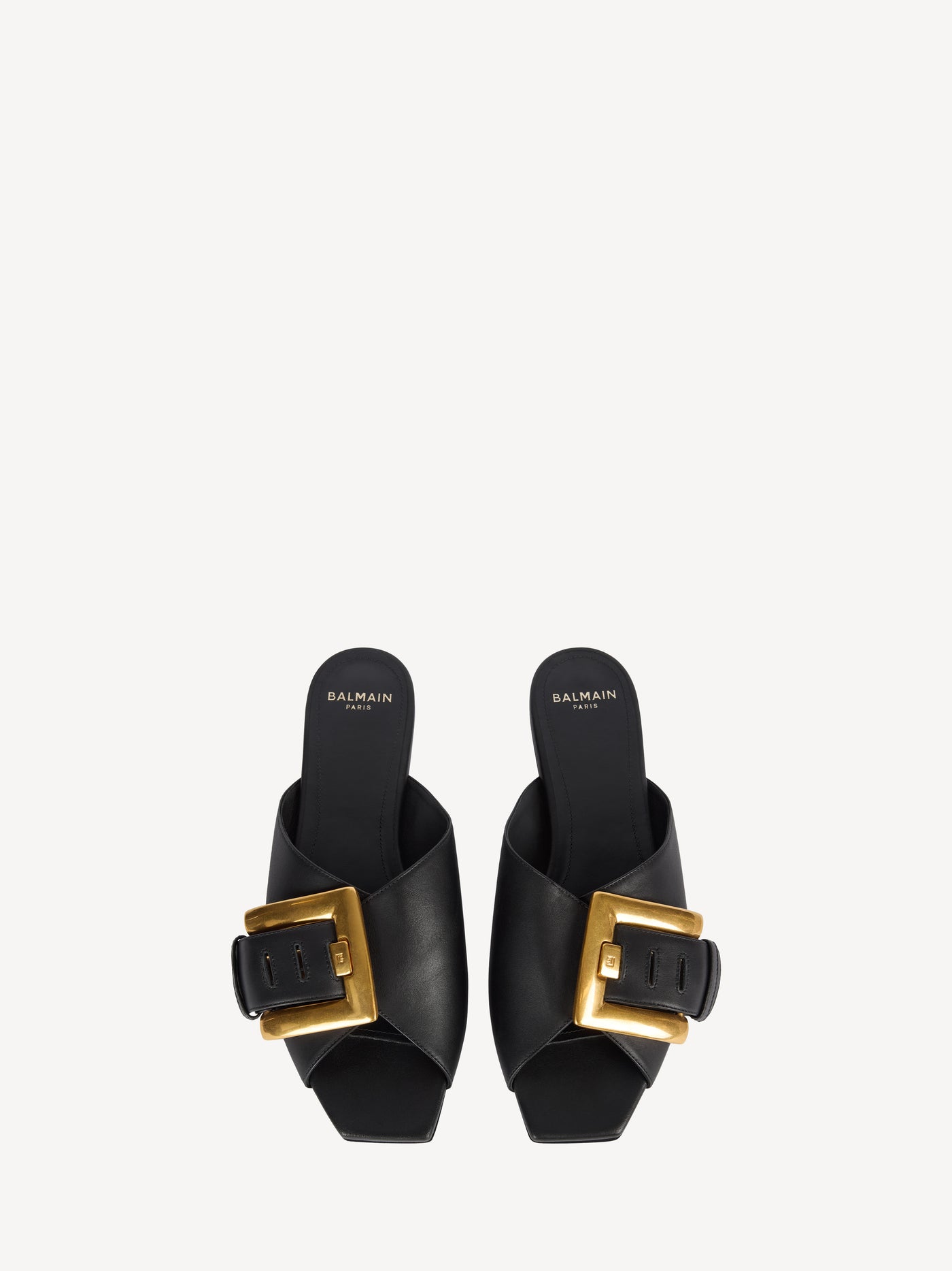 Anthem flat calfskin leather sandals