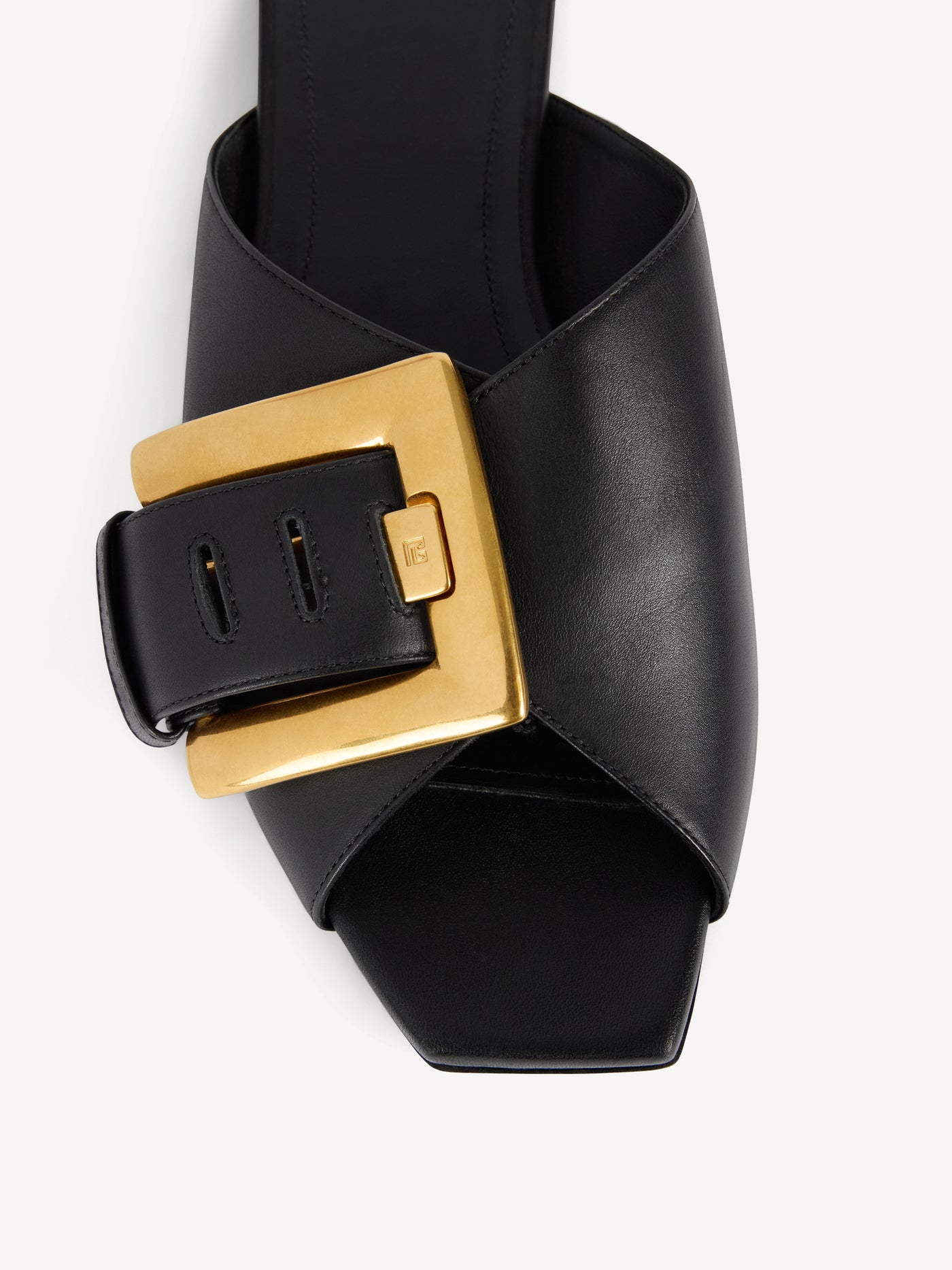 Anthem flat calfskin leather sandals