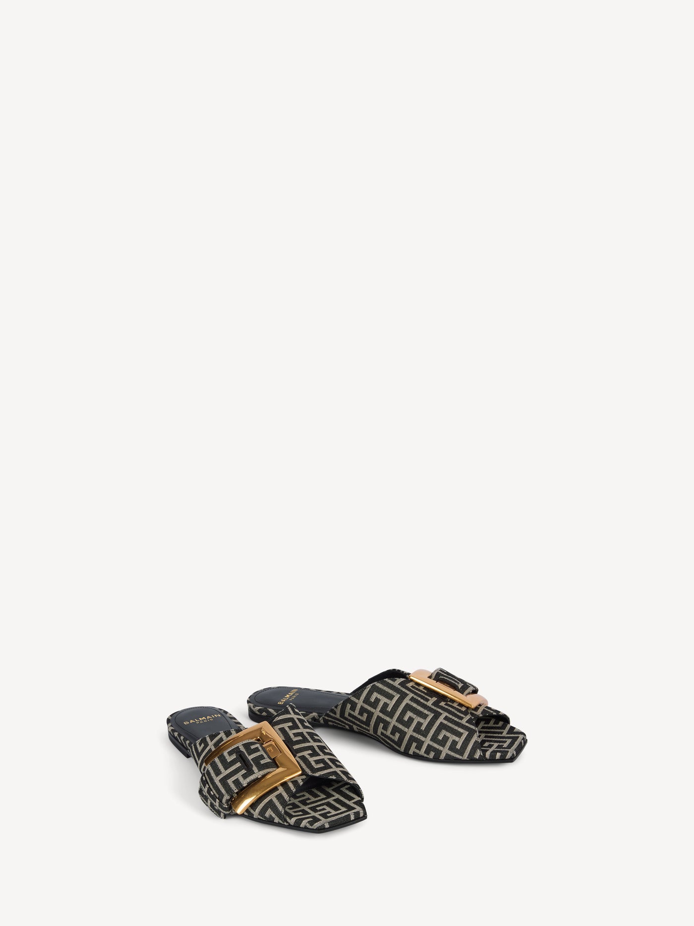 Flat monogram jacquard Anthem sandals