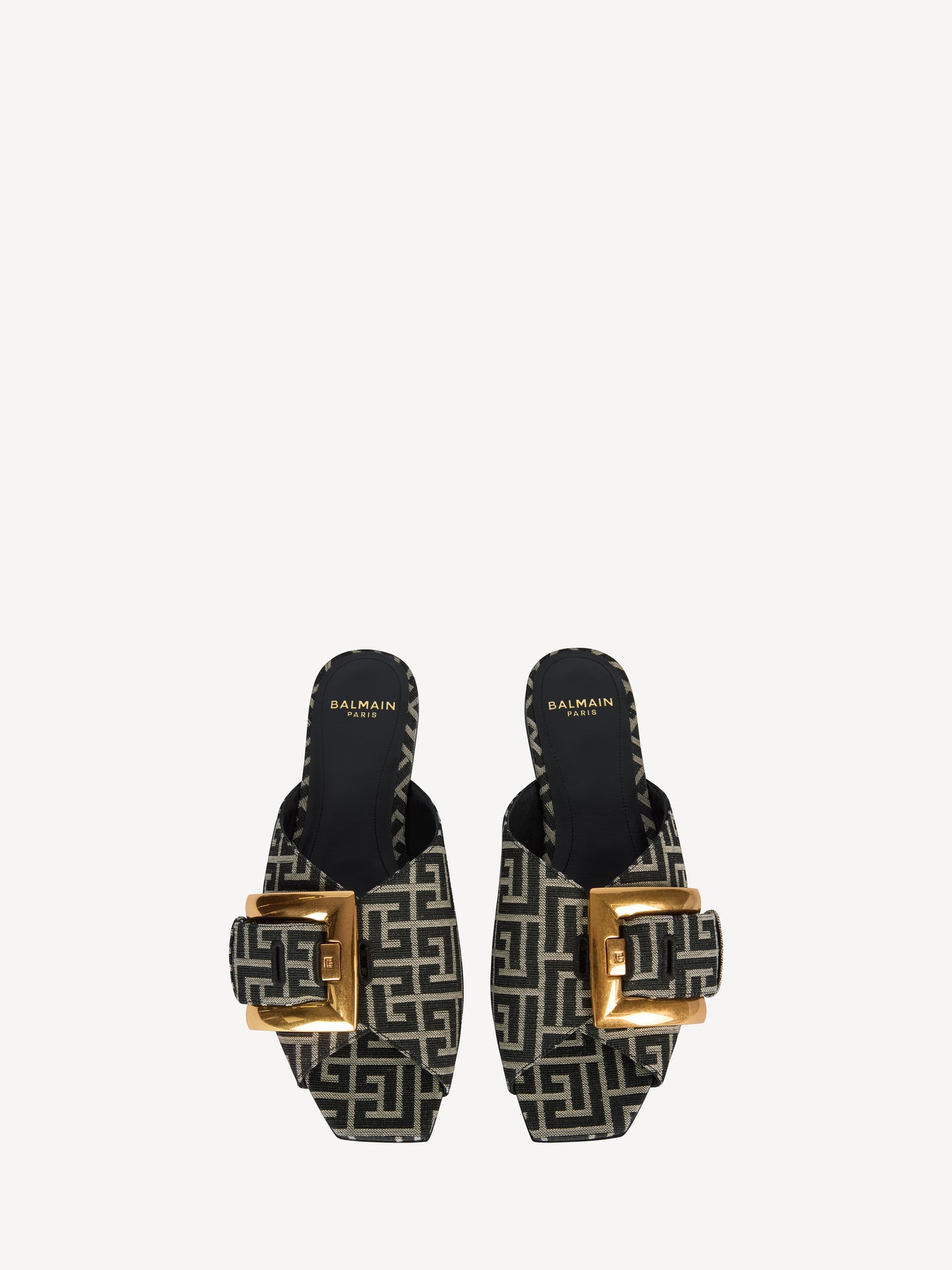Flat monogram jacquard Anthem sandals