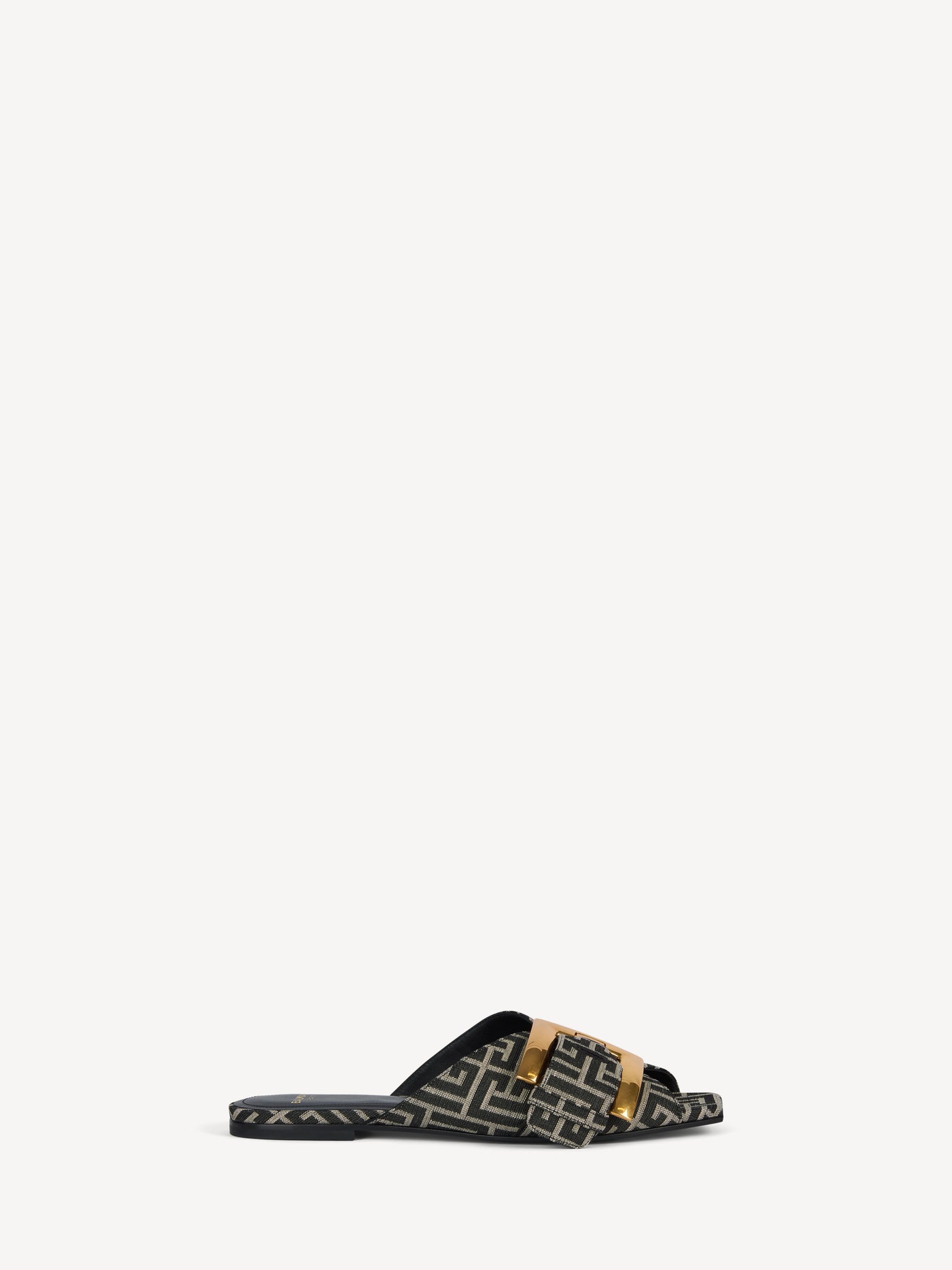 Flat monogram jacquard Anthem sandals