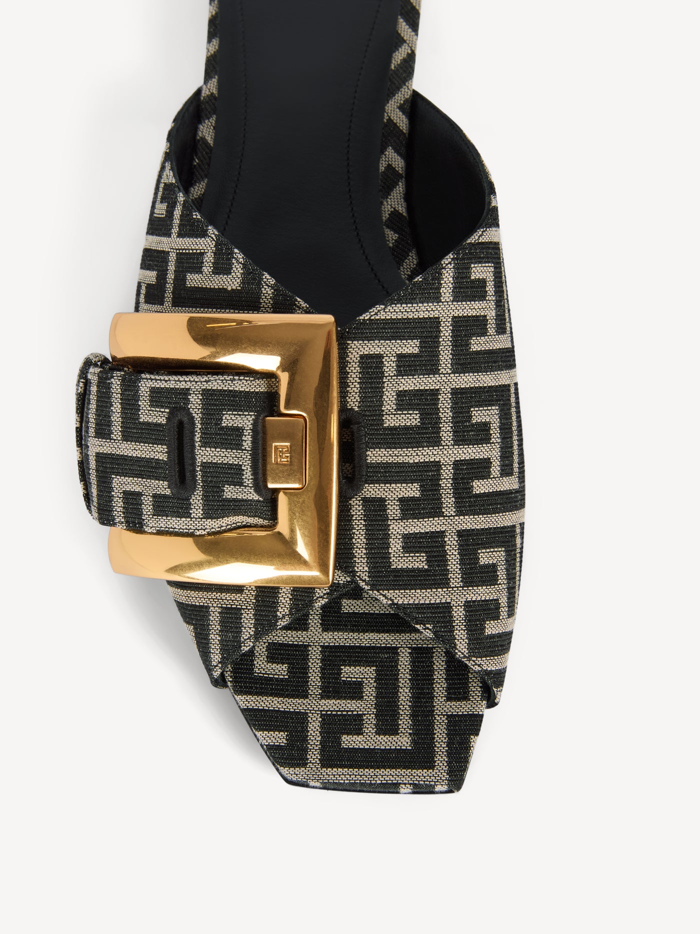 Flat monogram jacquard Anthem sandals