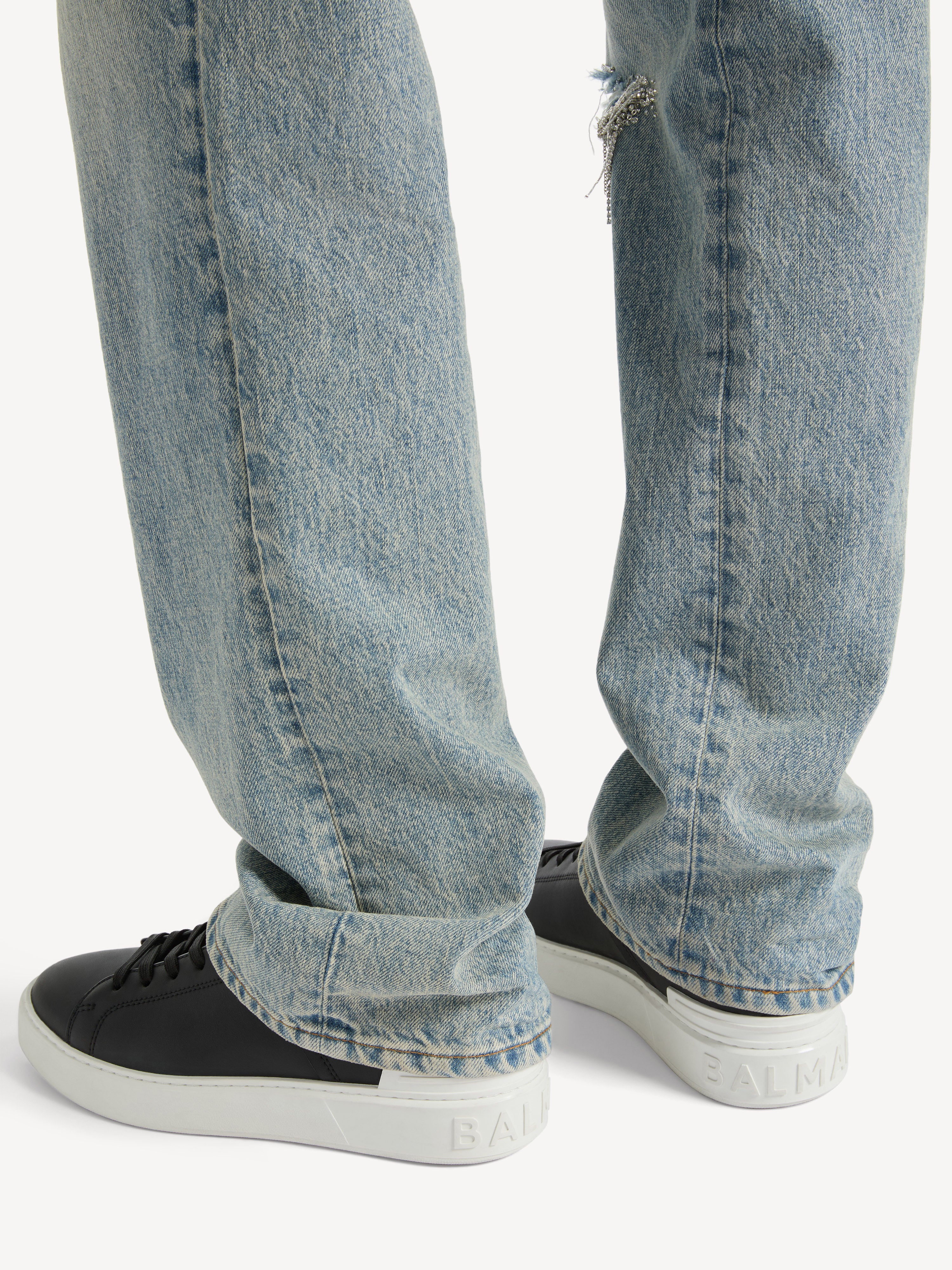 B-Court trainers in calfskin Black - Women I Balmain
