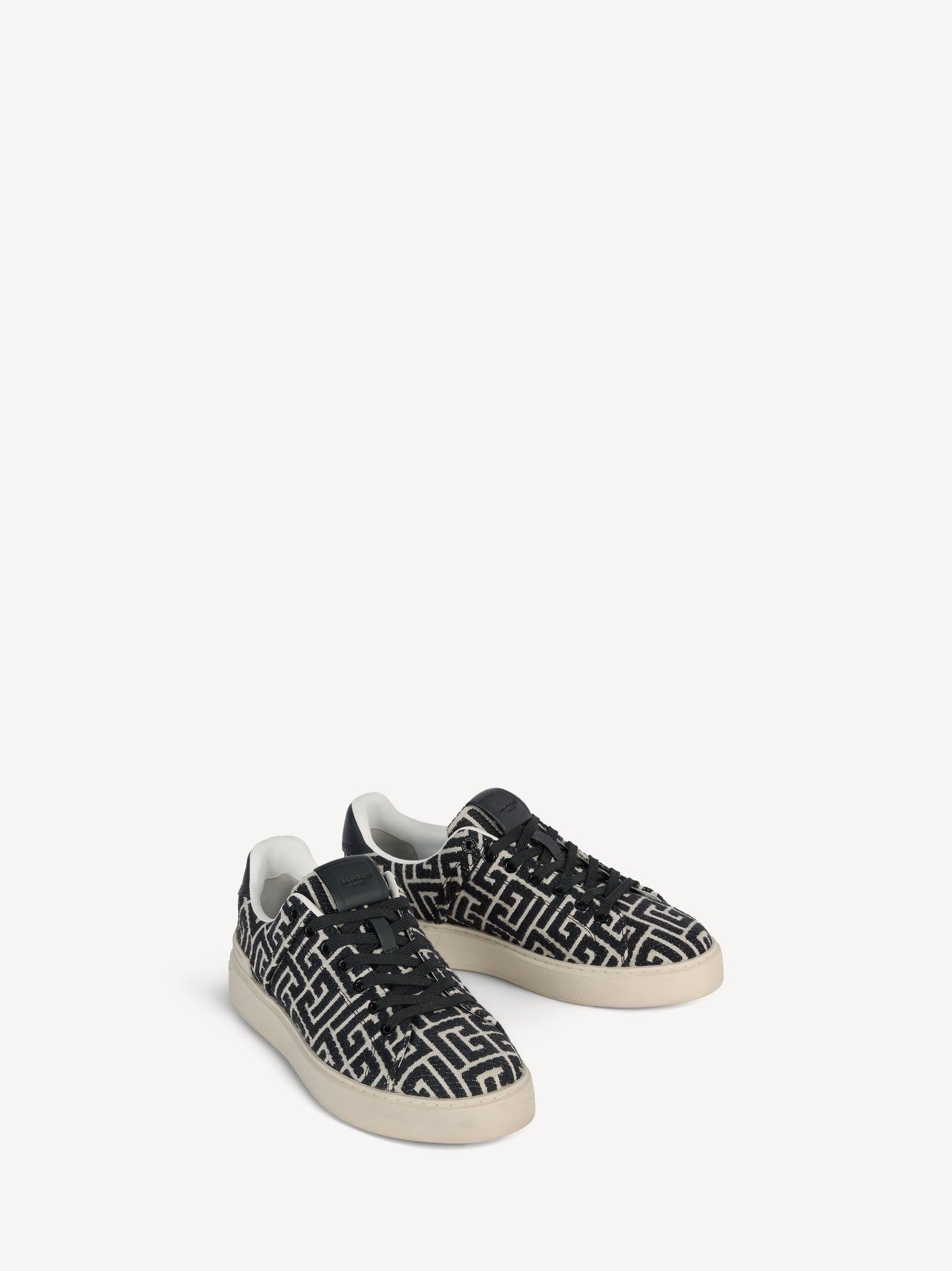 Monogram jacquard B-Court trainers