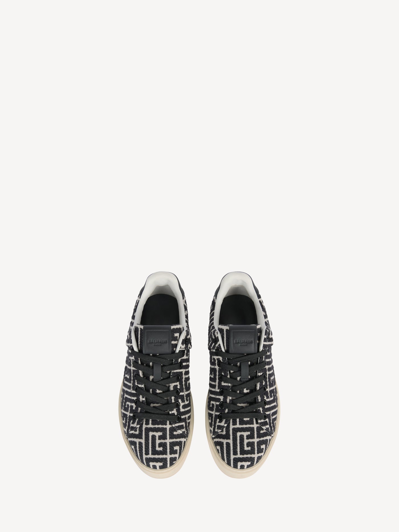 Monogram jacquard B-Court trainers