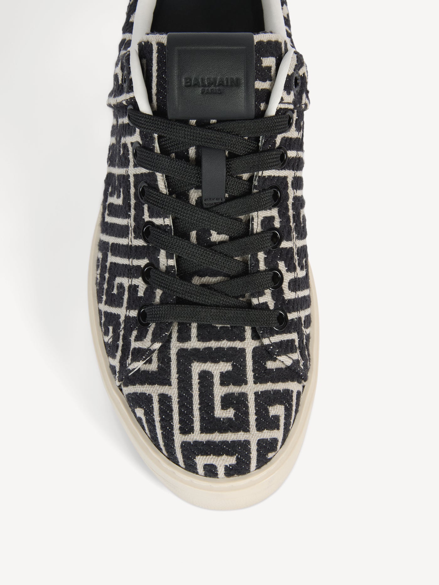 Monogram jacquard B-Court trainers