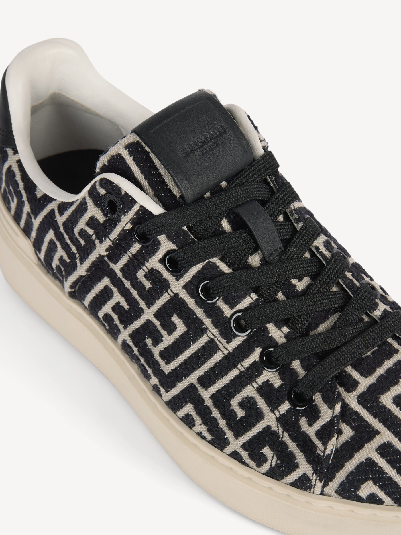 Monogram jacquard B-Court trainers
