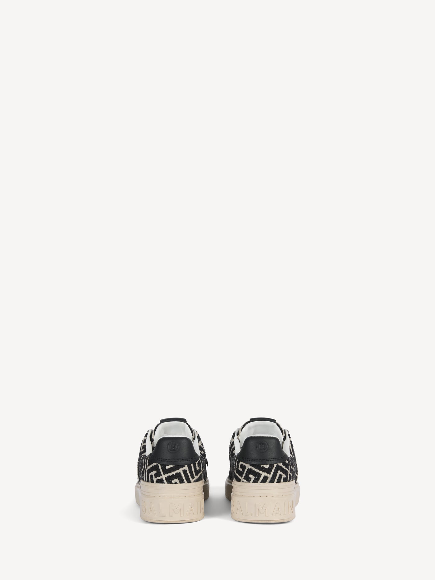 Monogram jacquard B-Court trainers