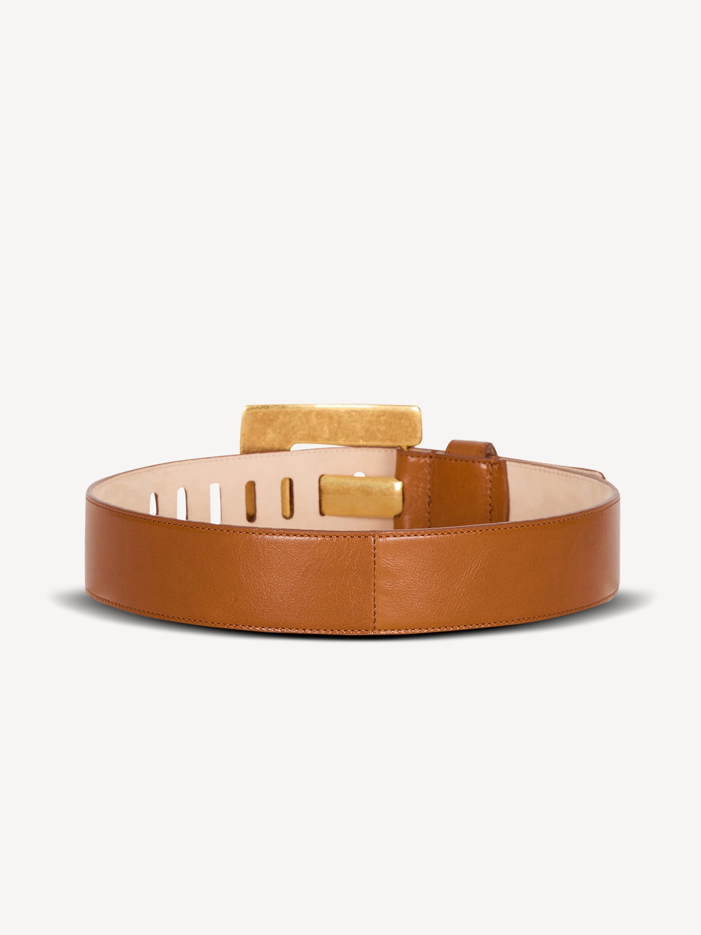 Anthem calfskin leather belt