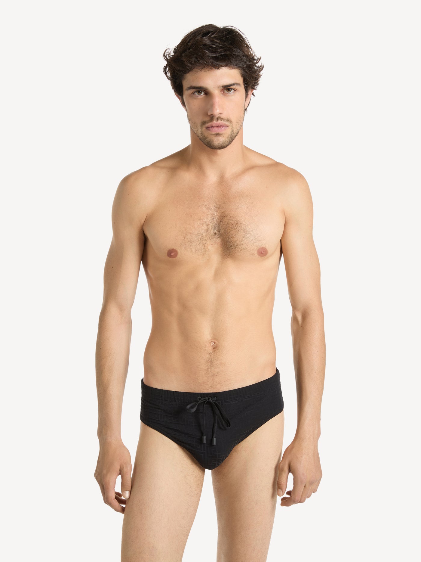 Monogram Swim Briefs in Nylon Elastane