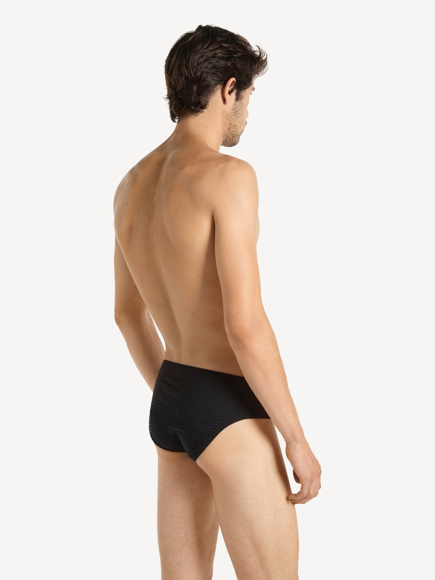 Monogram Swim Briefs in Nylon Elastane