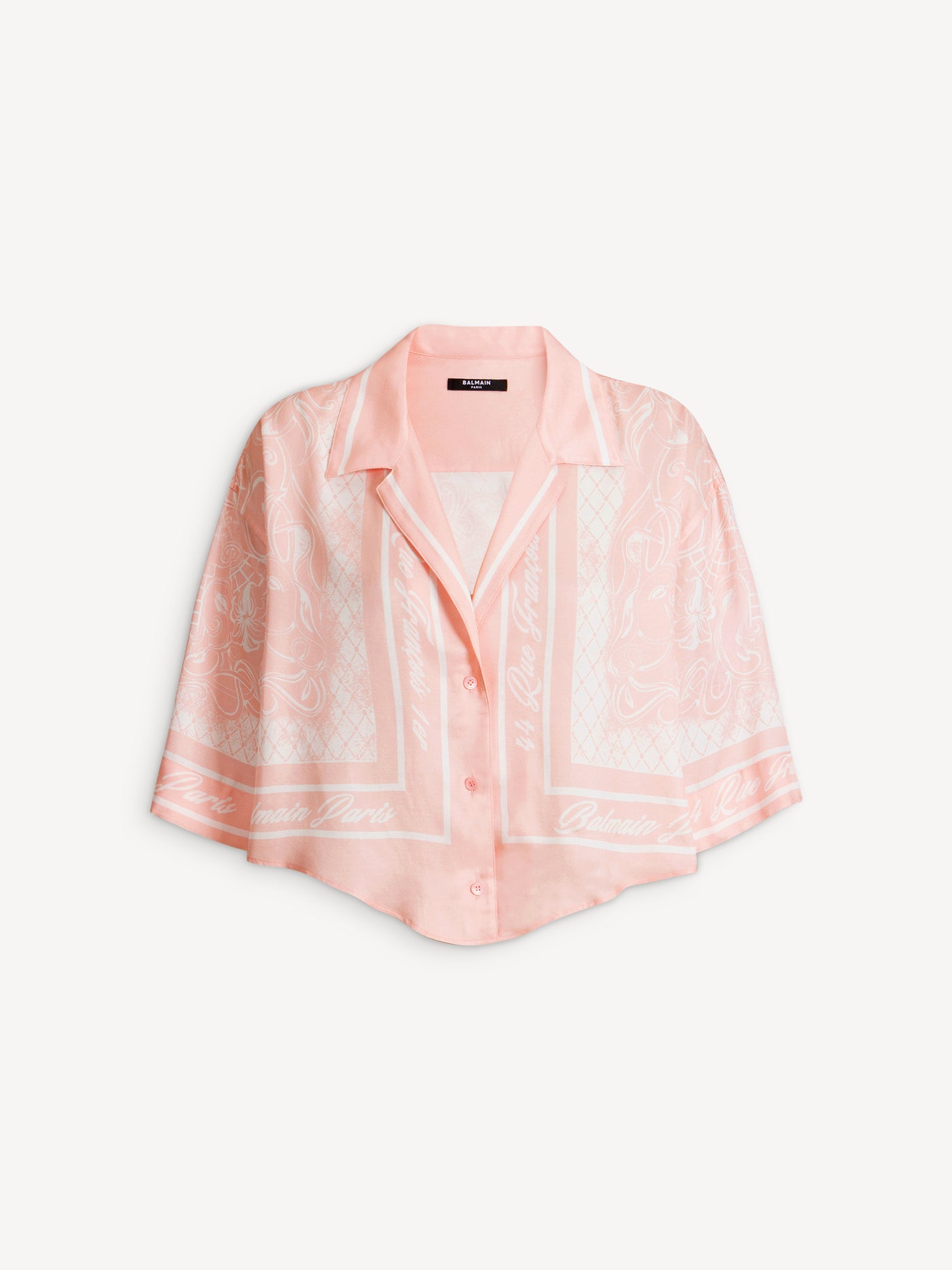 Printed Foulard pyjama shirt