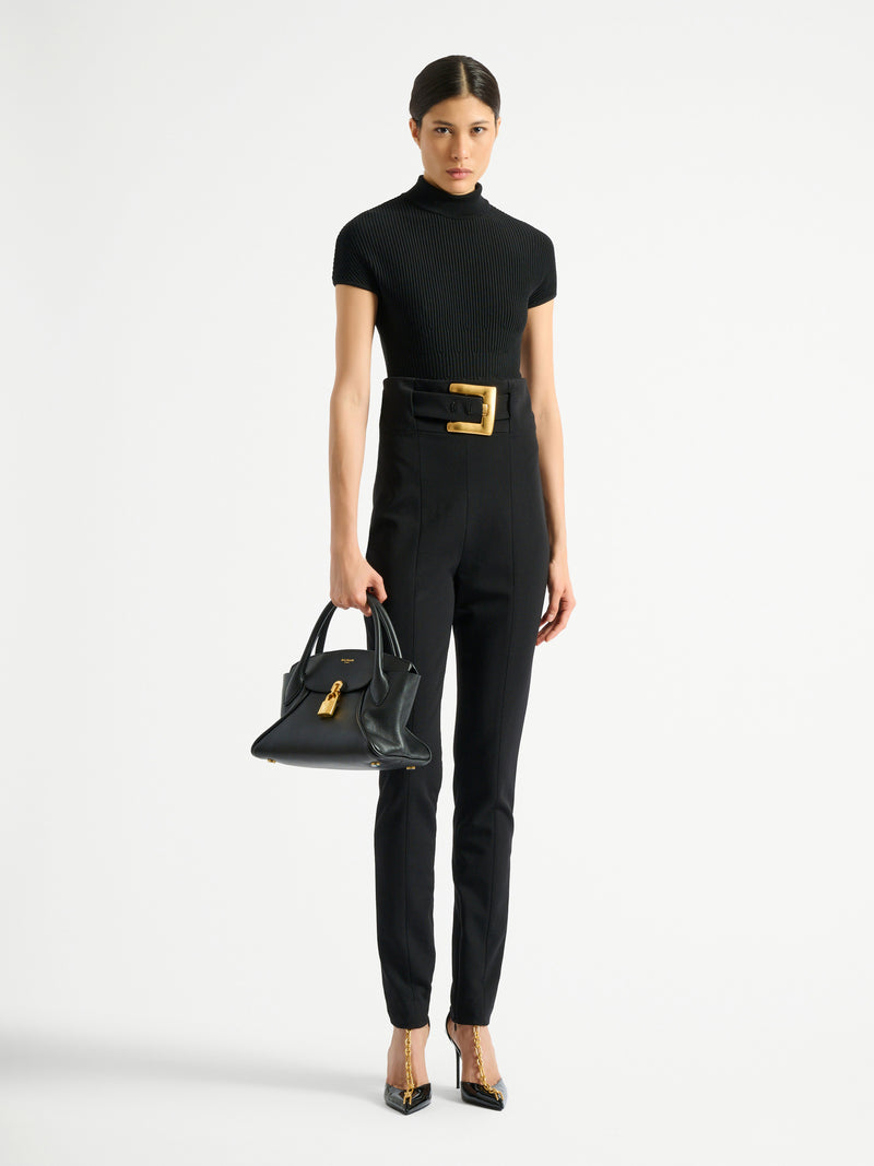 Ribbed knit bodysuit