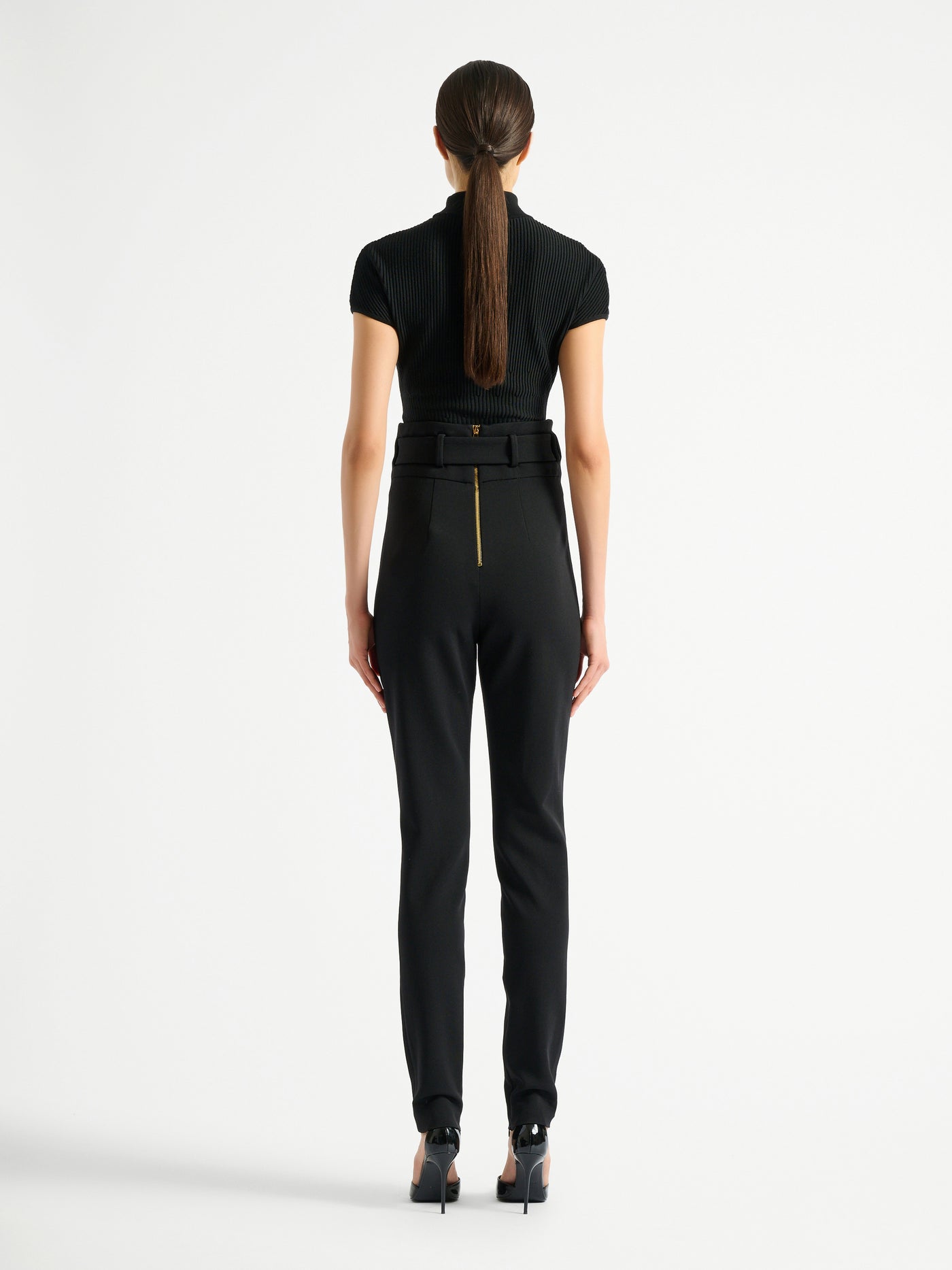 Ribbed knit bodysuit