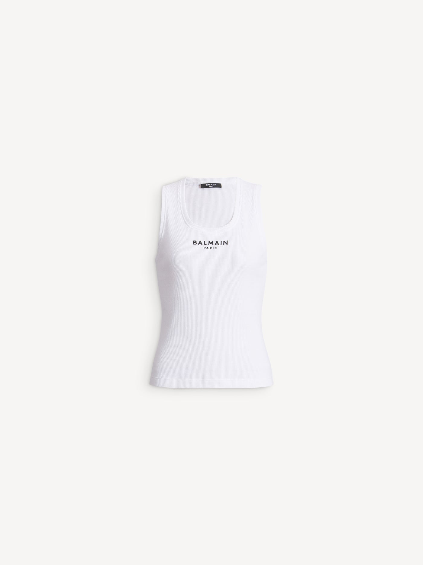Balmain Paris embroidered vest top