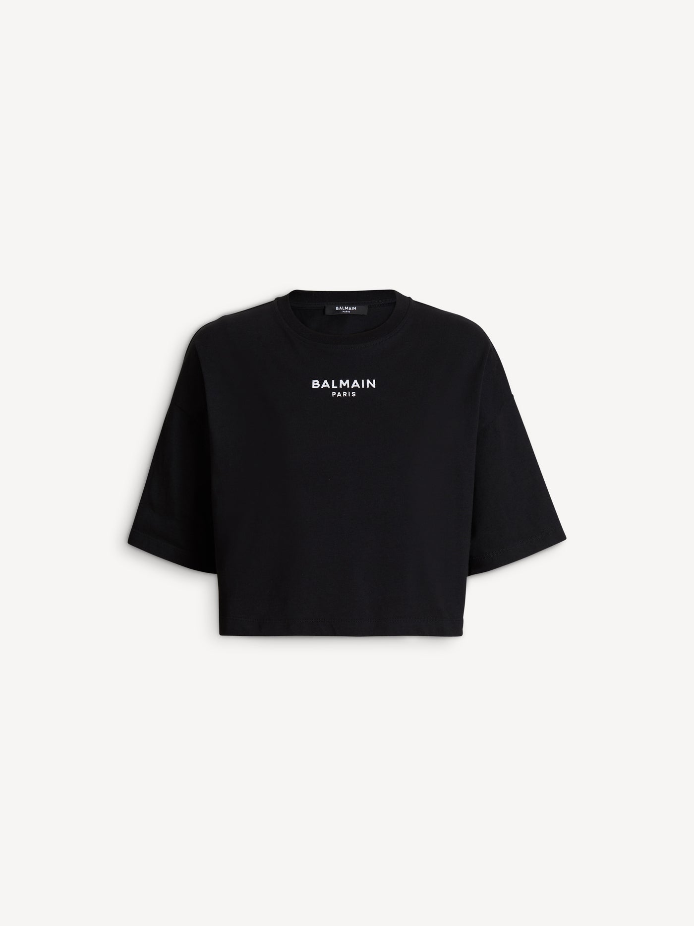 Embroidered Balmain Paris T-shirt