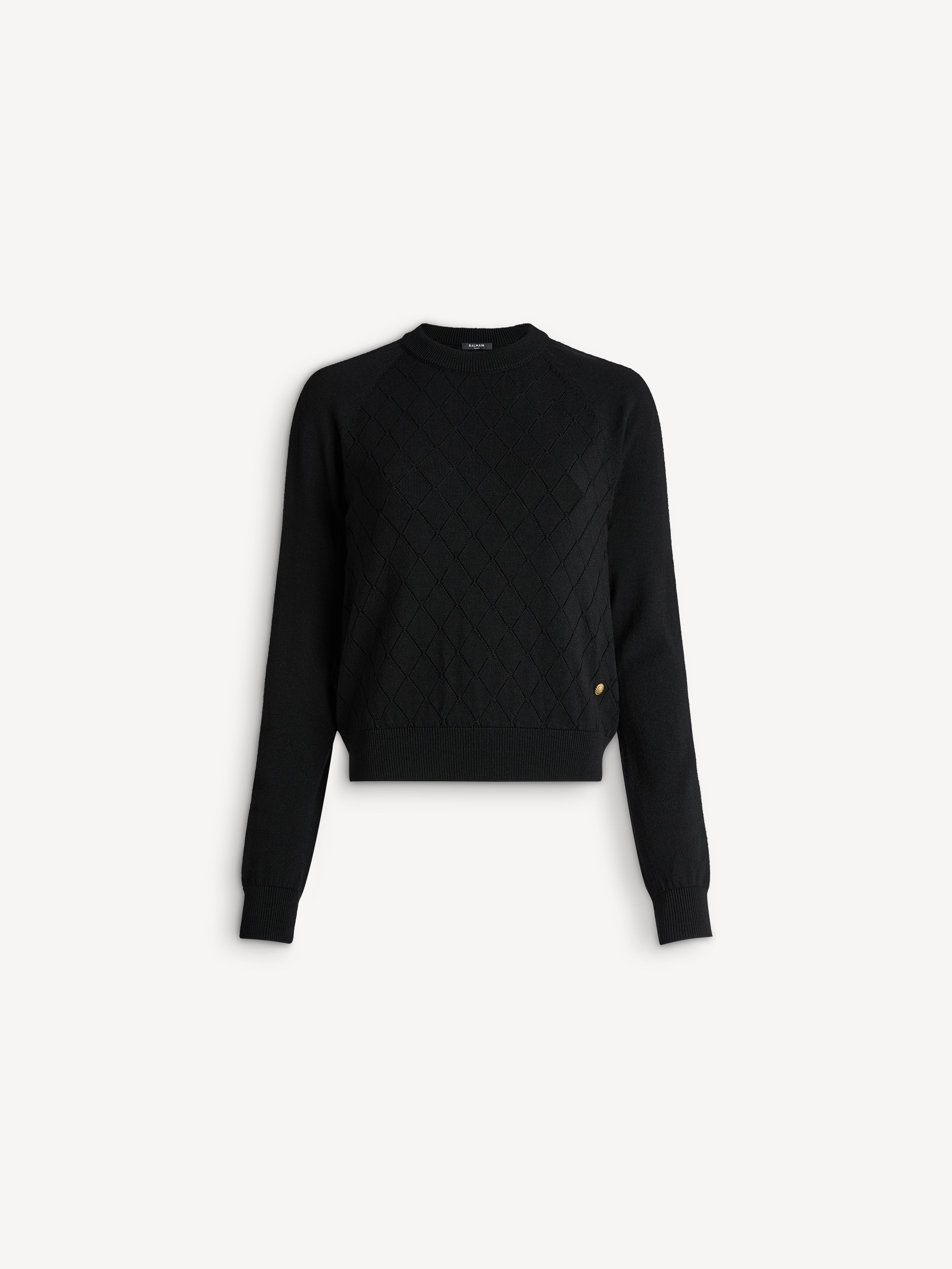 BALMAIN ニットセーター ニットセーター ブラック - レディース | BALMAIN