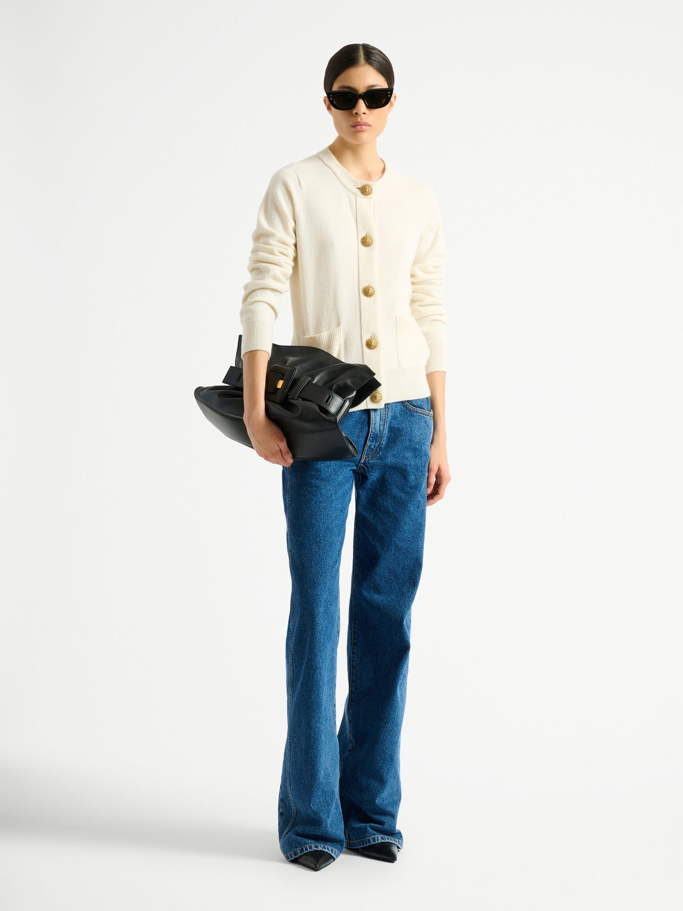 Eco-cashmere cardigan