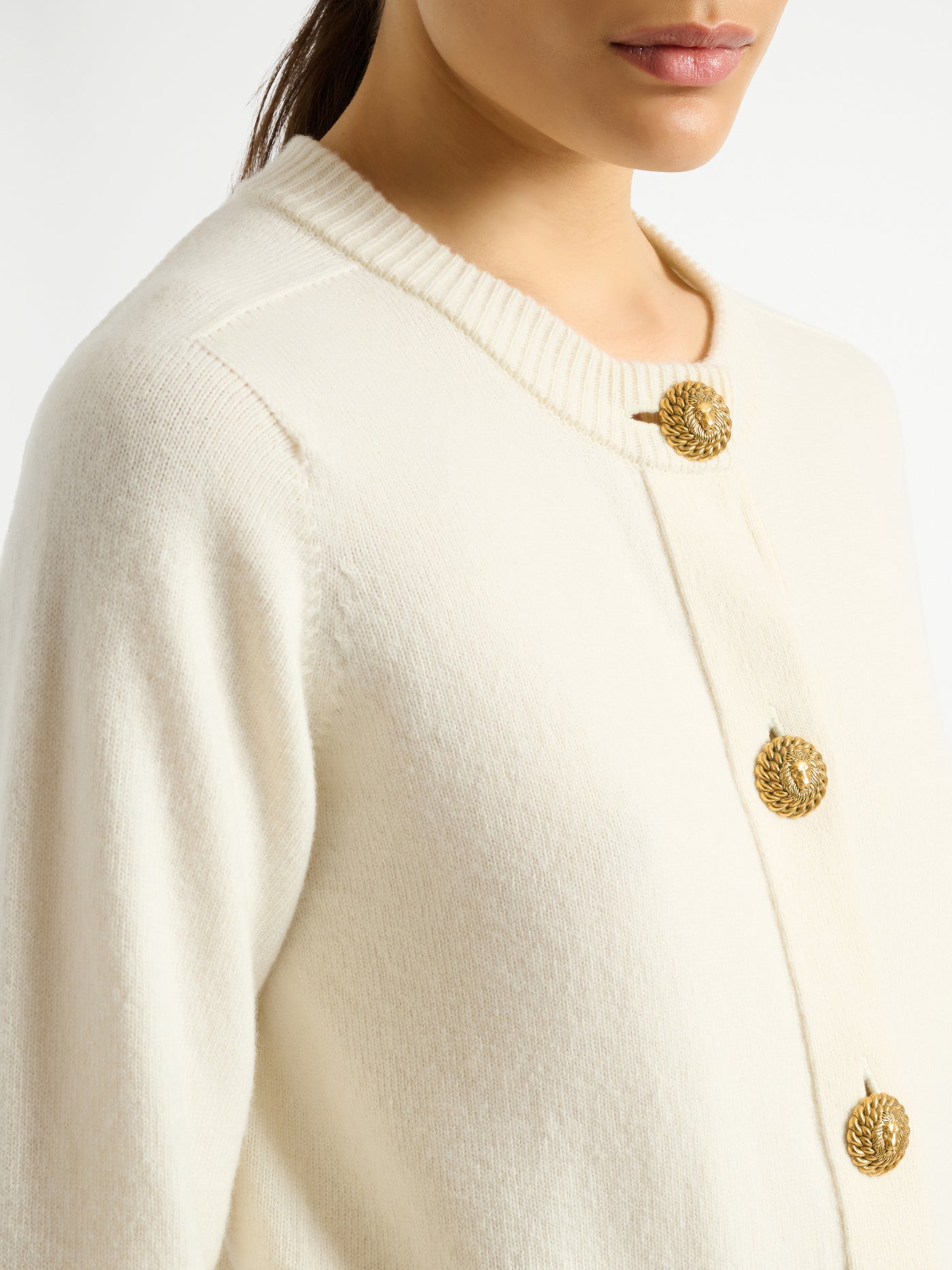 Eco-cashmere cardigan