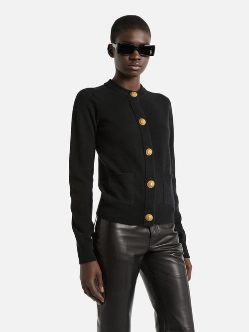 Eco-cashmere cardigan