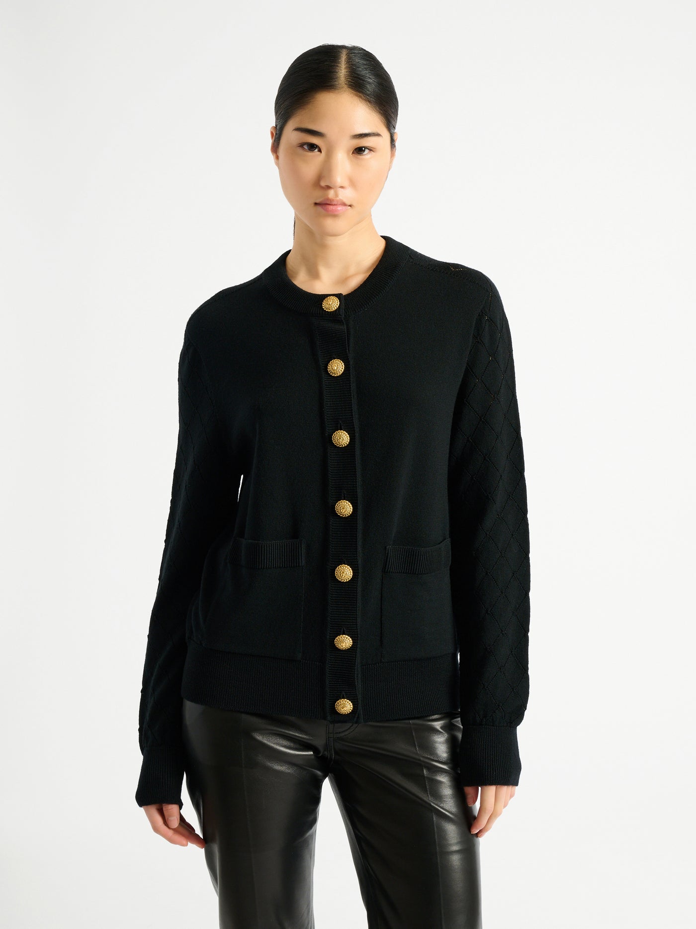 Knit cardigan