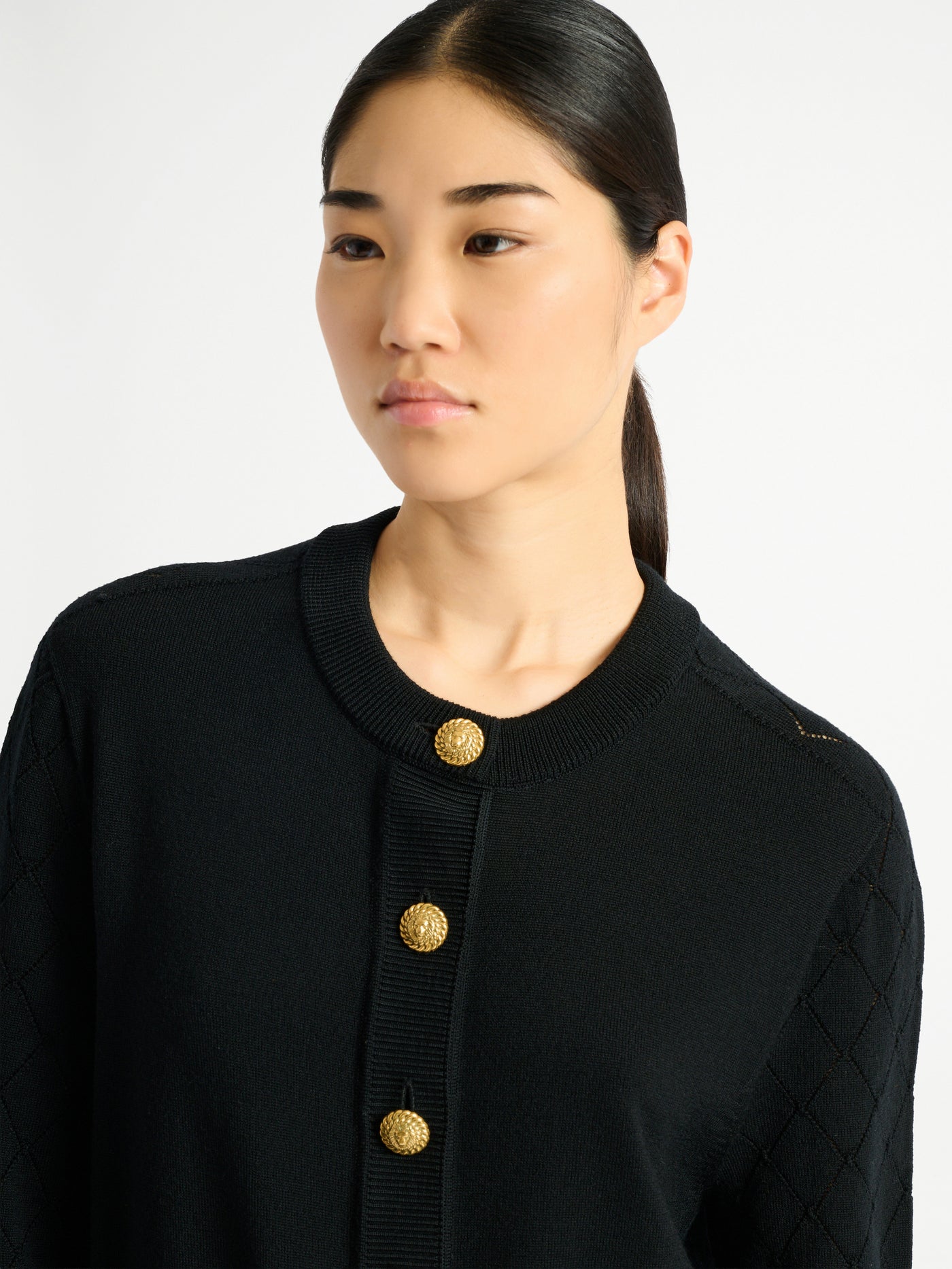 Knit cardigan