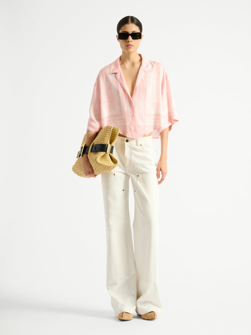 Loose-fit denim jeans