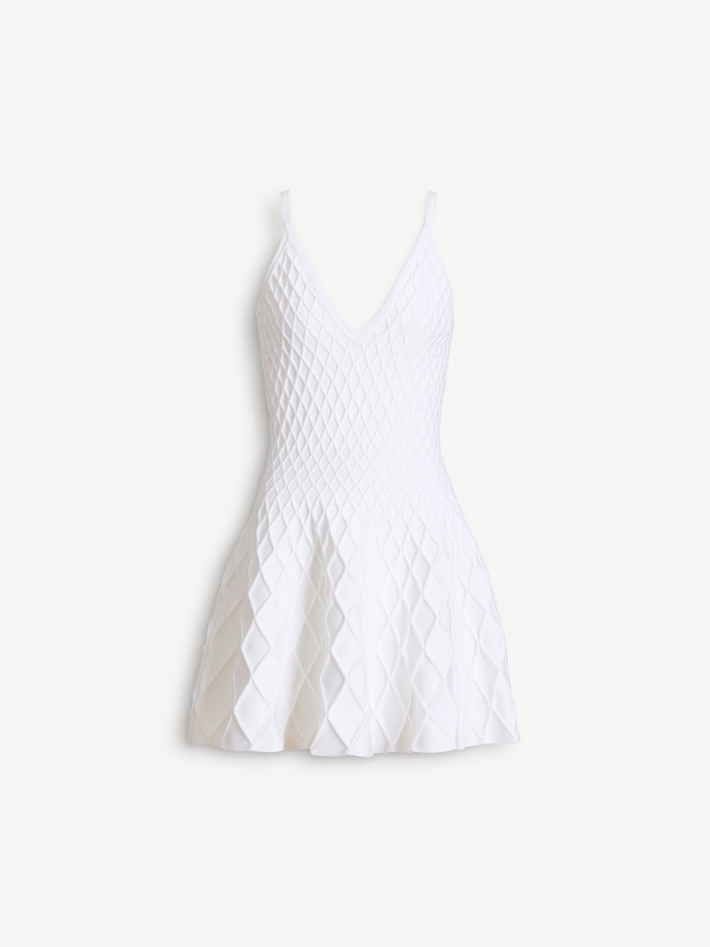 Flared knit dress