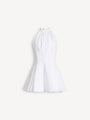 Flared cotton poplin dress