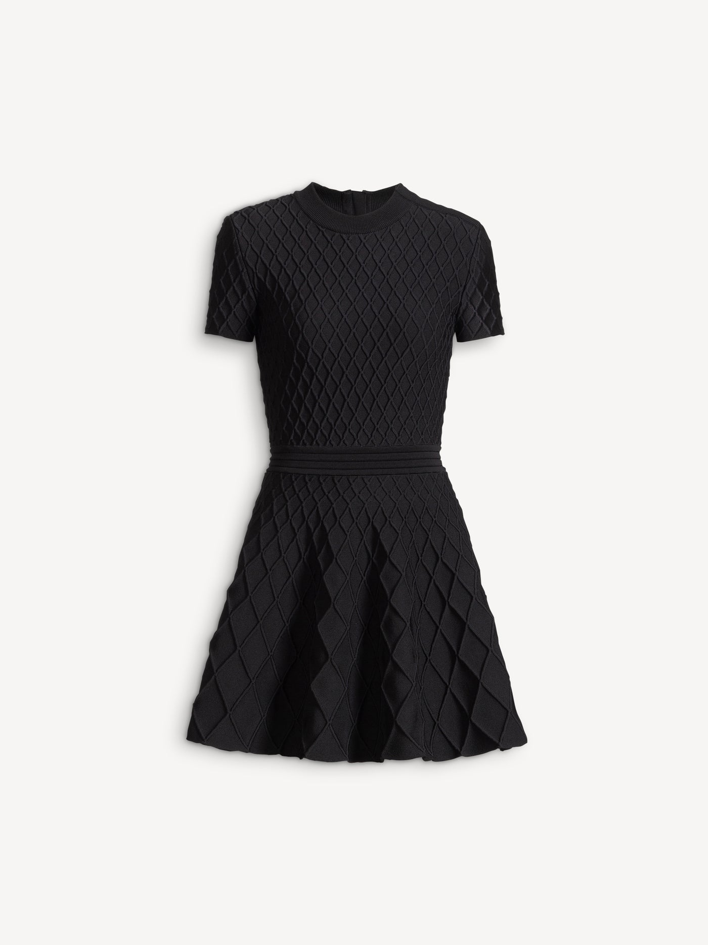 Flared knit dress