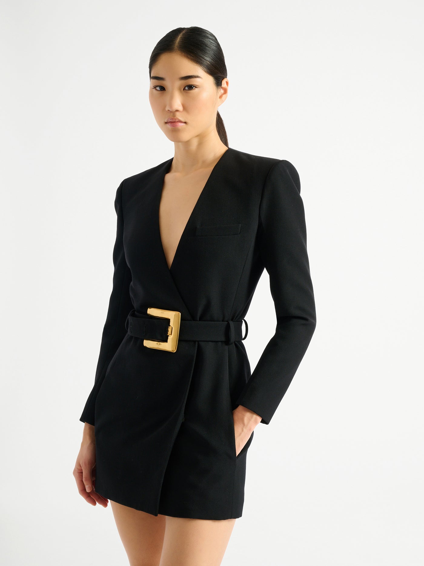 Short belted dress