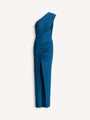 Long draped jersey dress