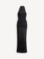 Long Fléchage knit dress