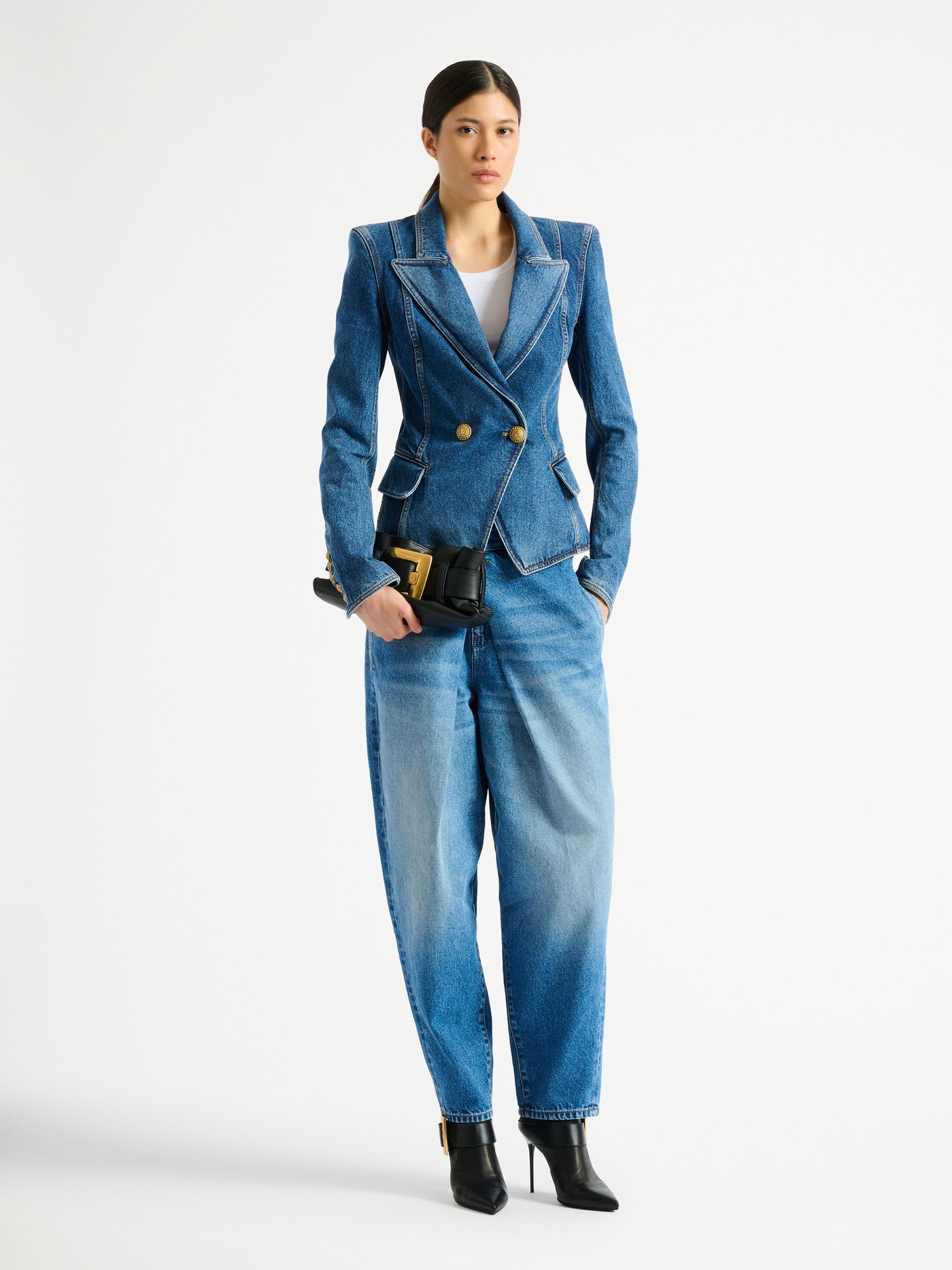 Denim 2-button jacket