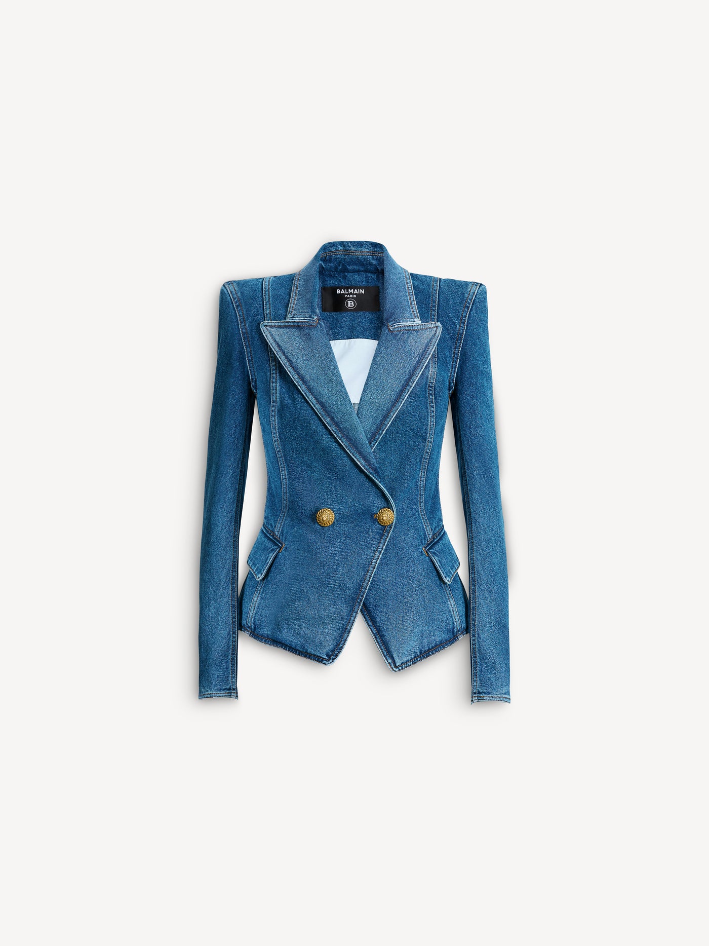 Denim 2-button jacket