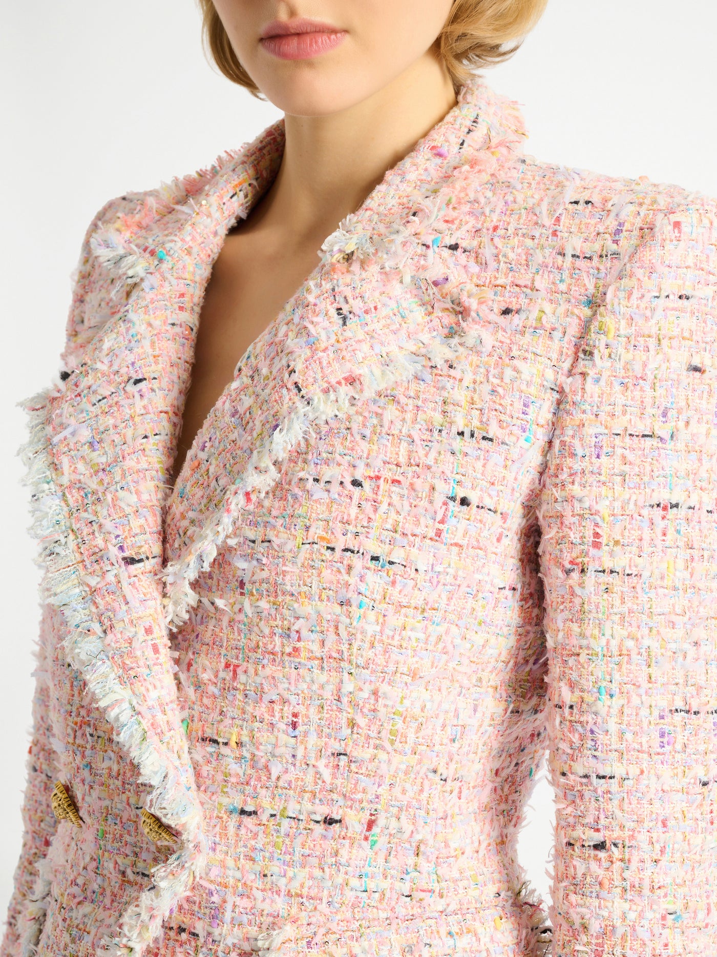 Tweed 2-button jacket