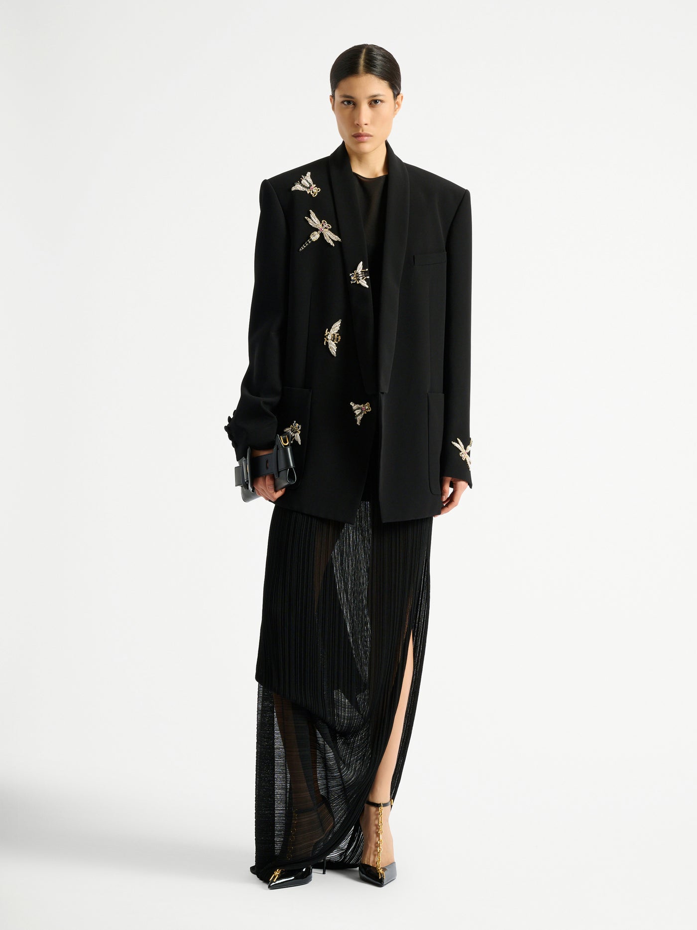 Embroidered Balmain Insect jacket