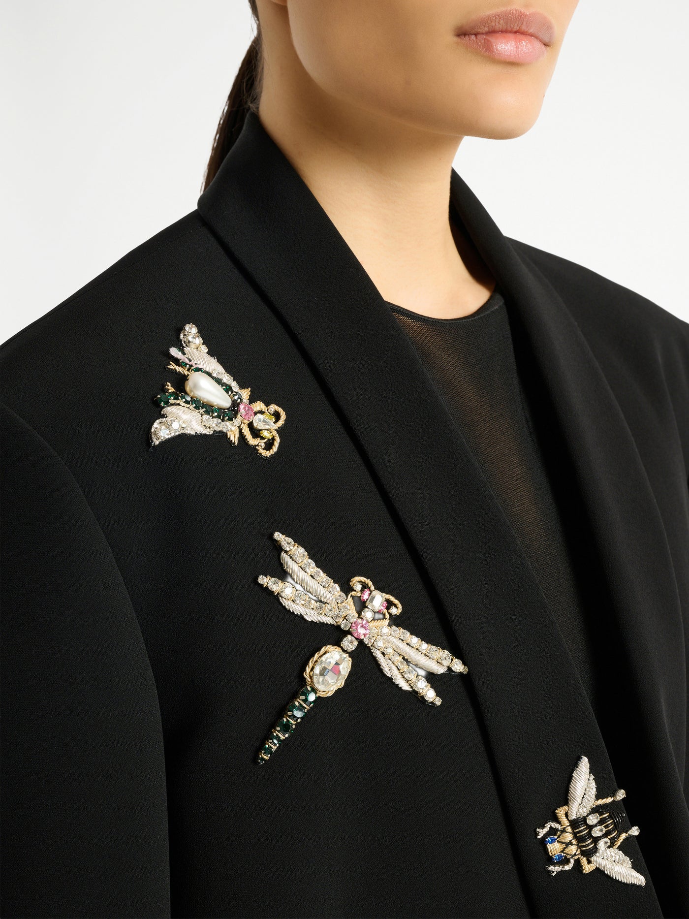 Embroidered Balmain Insect jacket
