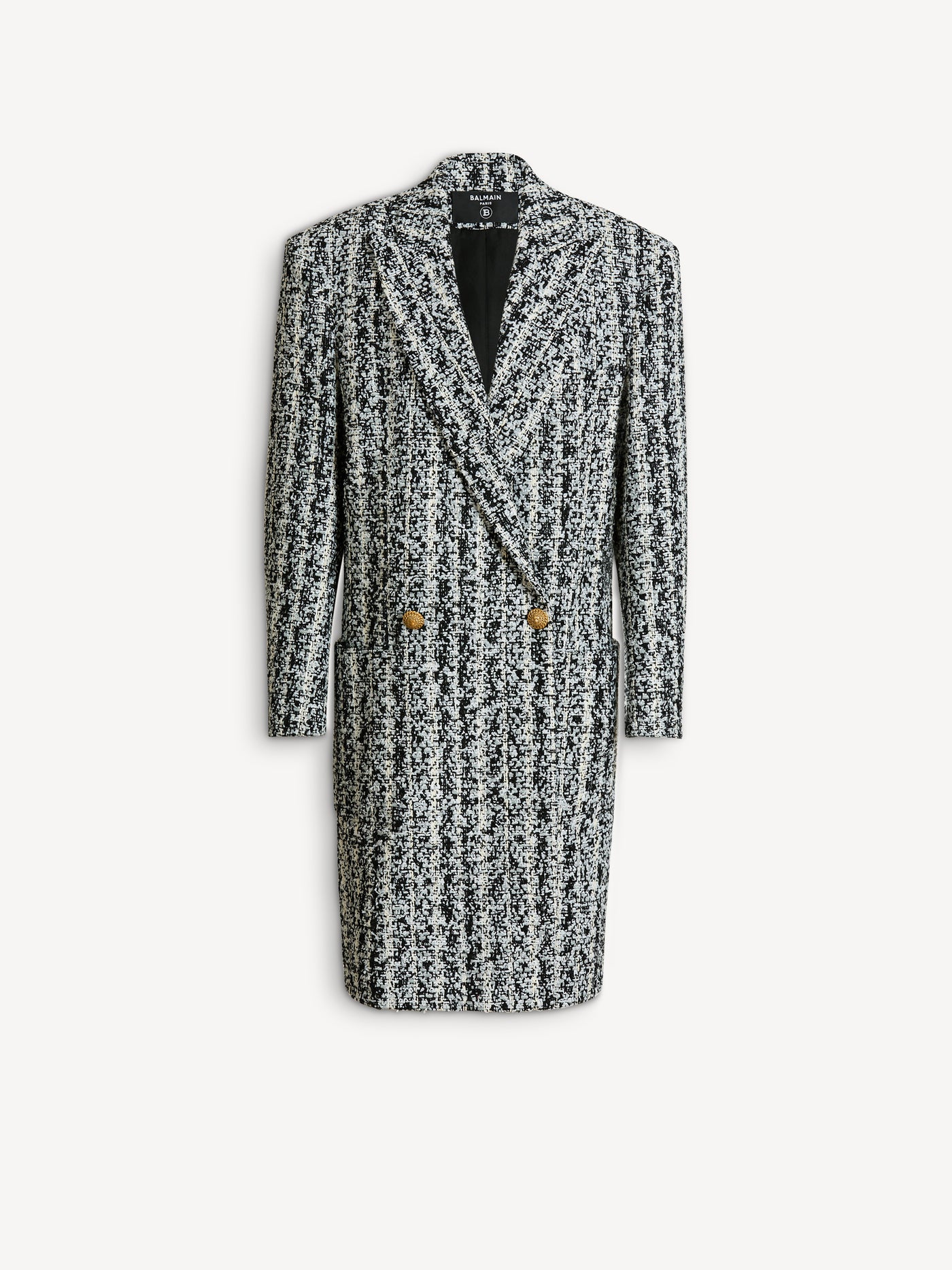 Long tweed coat