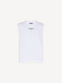 Embroidered Balmain Paris tank top