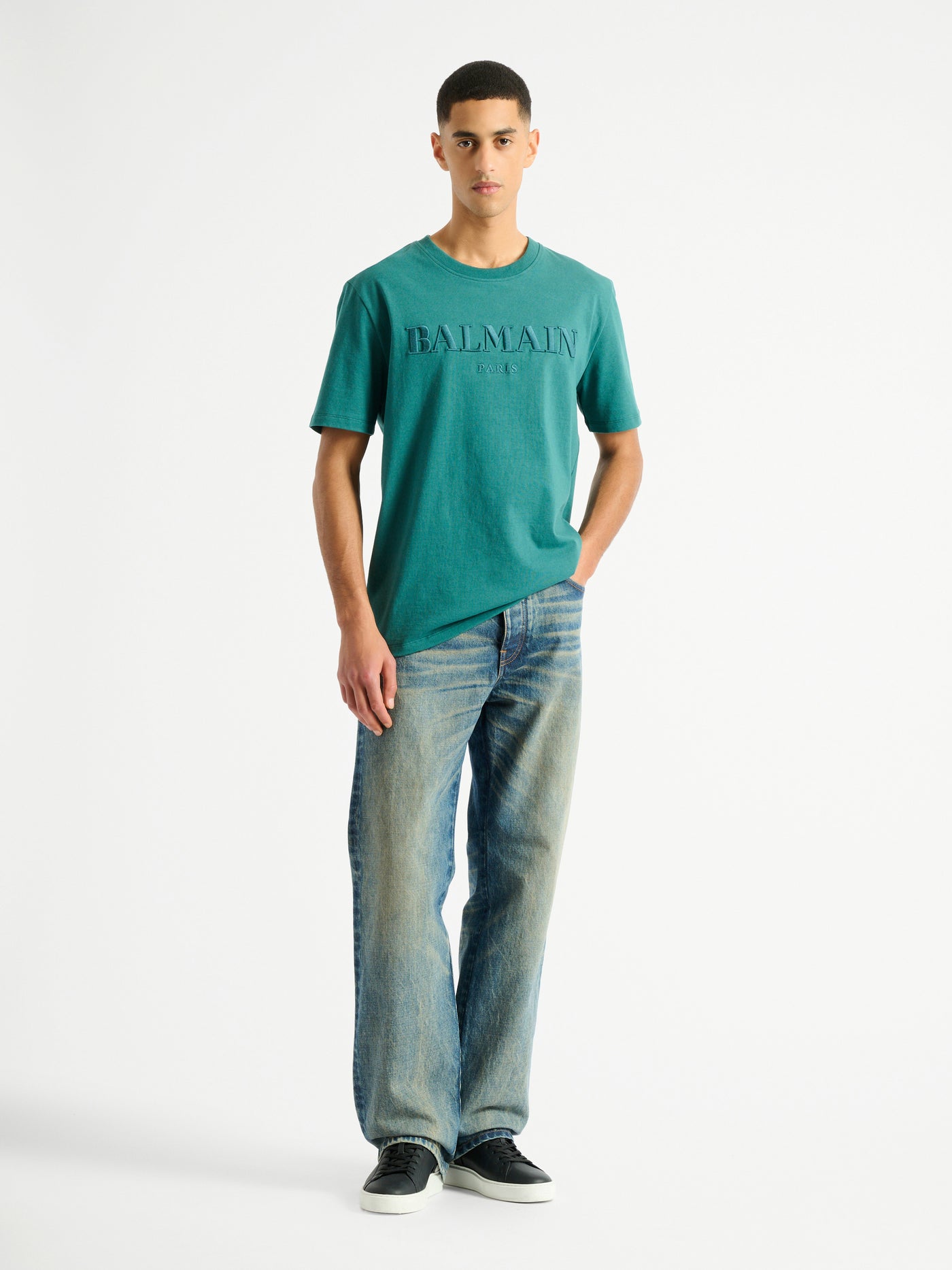 Vintage Balmain embroidered T-shirt