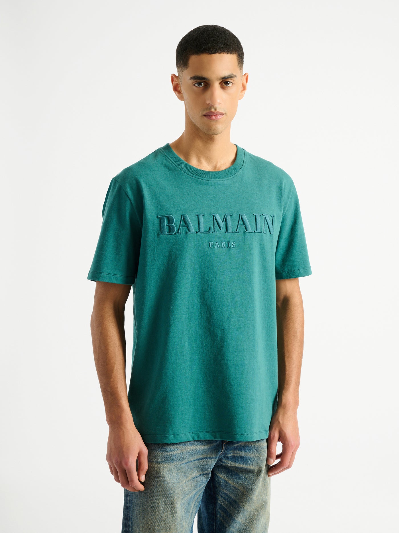 Vintage Balmain embroidered T-shirt