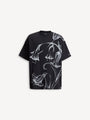 Printed Balmain Flower T-shirt